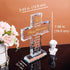 50th Wedding Anniversary Religious Cross Gift - Laser Engraved Glass Standing Cross Keepsake